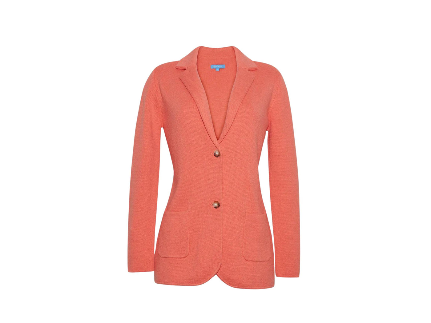 The Milly Knit Blazer| Coral