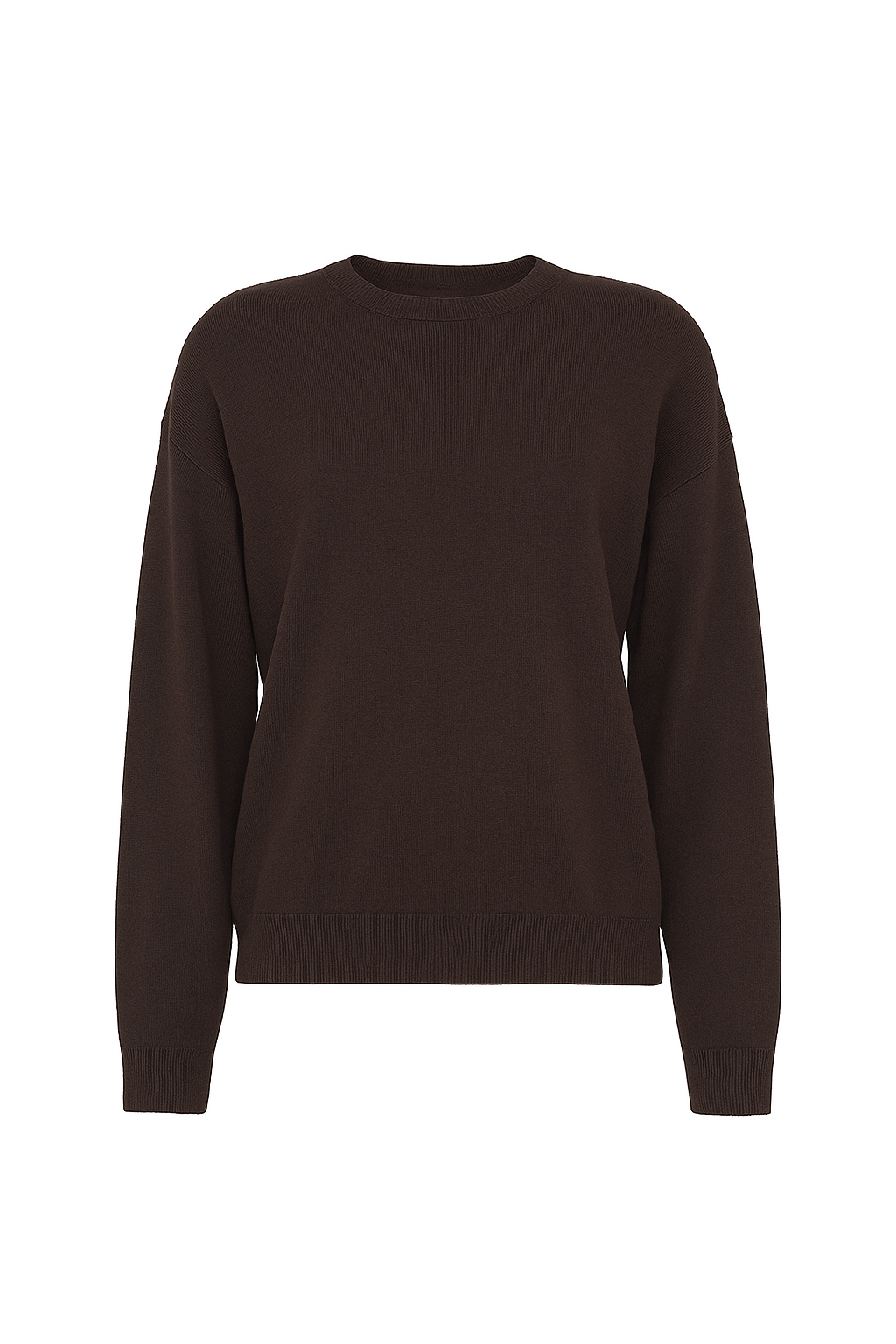 The Daphne Crew Neck Sweater | Chocolate