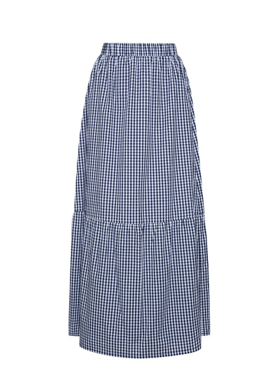 The Laila Skirt | Navy Check