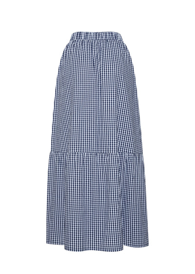 The Laila Skirt | Navy Check