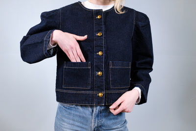 The Grace Blue Denim Jacket | Blue Denim
