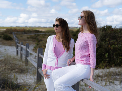 The Diamond Open Weave | Azalea