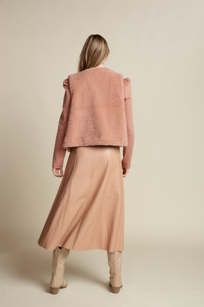 The Eve Leather Skirt | Mocha