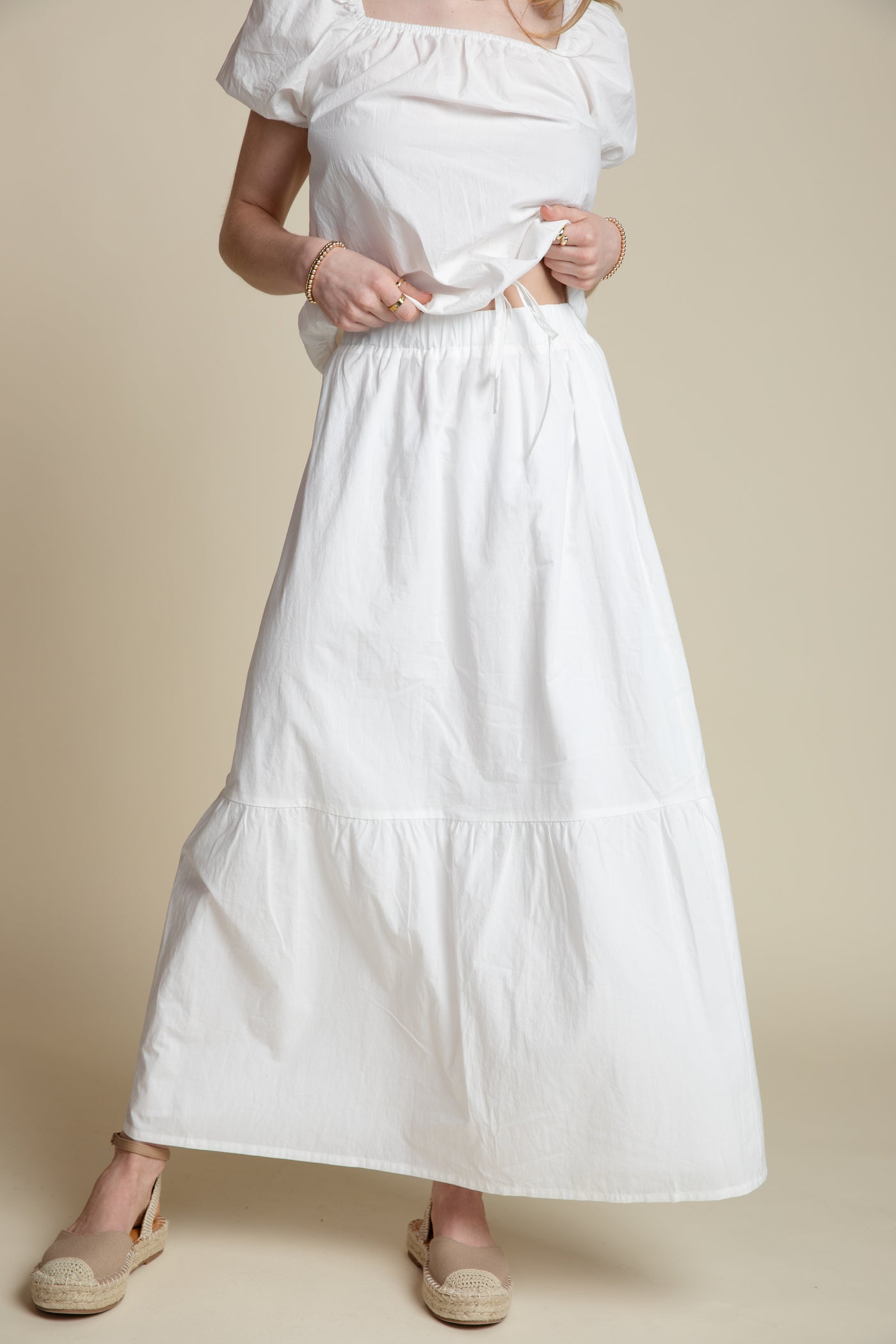 The Laila Skirt | White