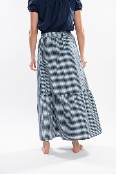 The Laila Skirt | Navy Check