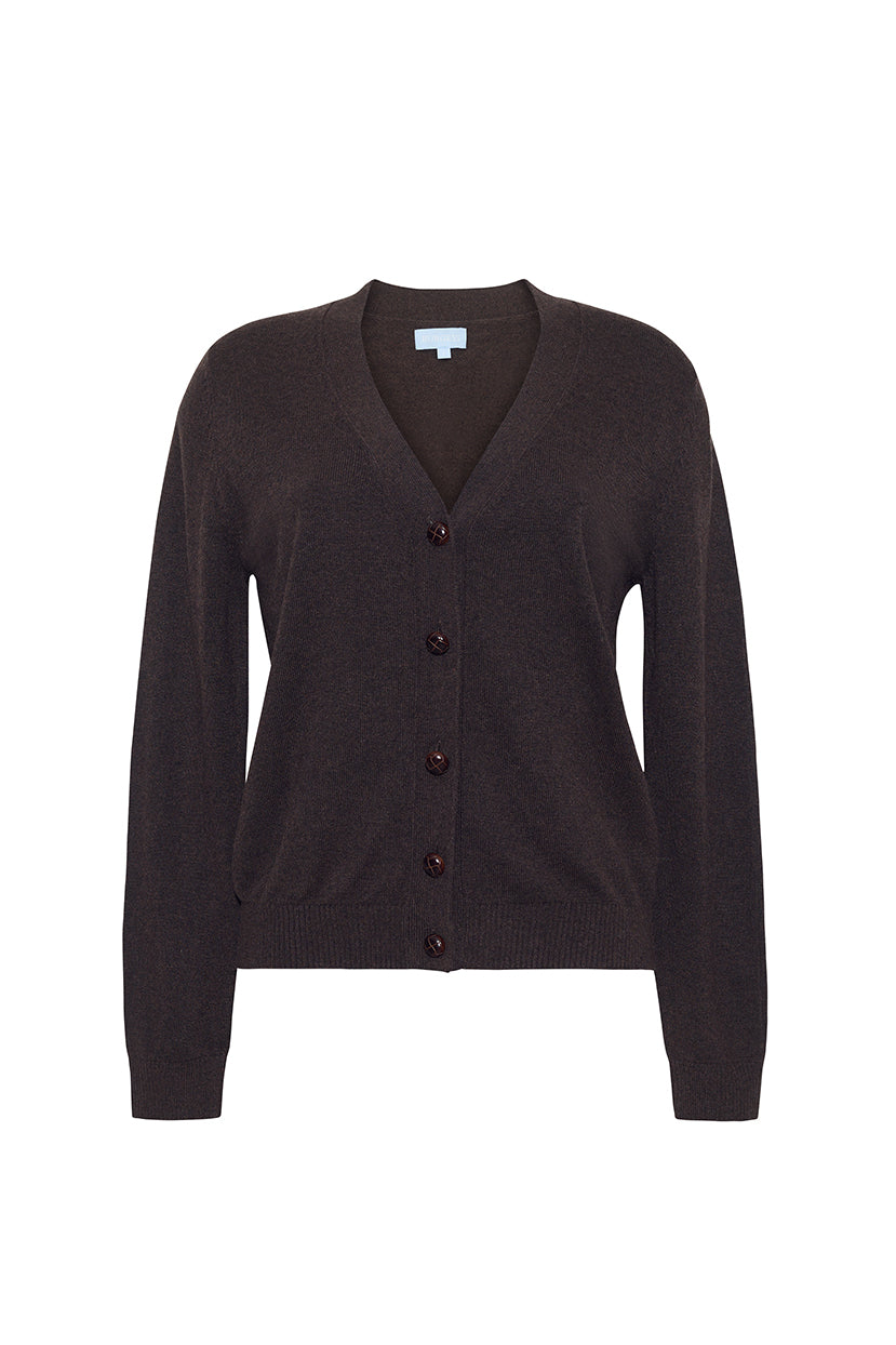The Chelsea Cardigan Sweater | Chocolate