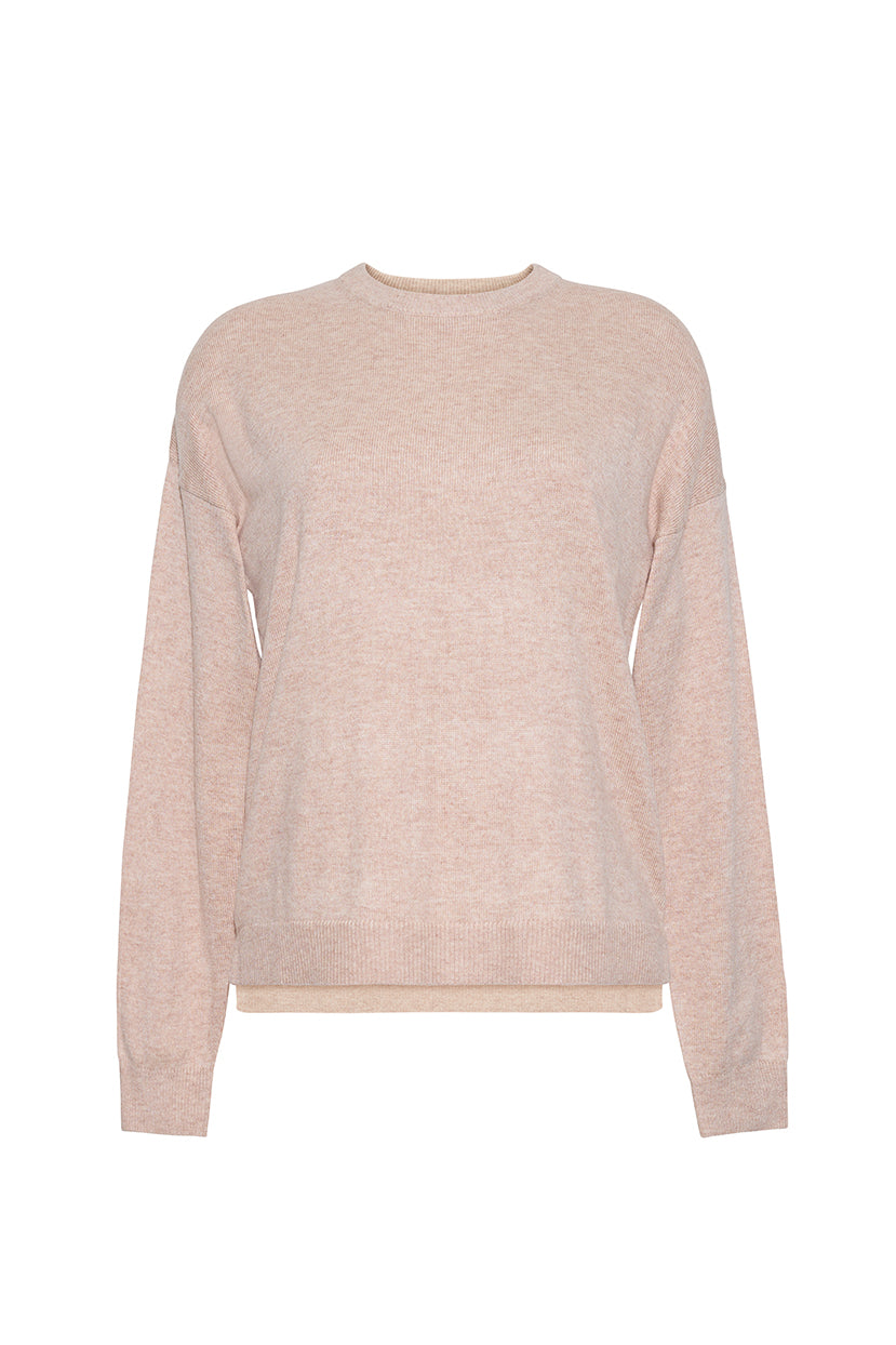 The Daphne Crew Neck Sweater | Latte