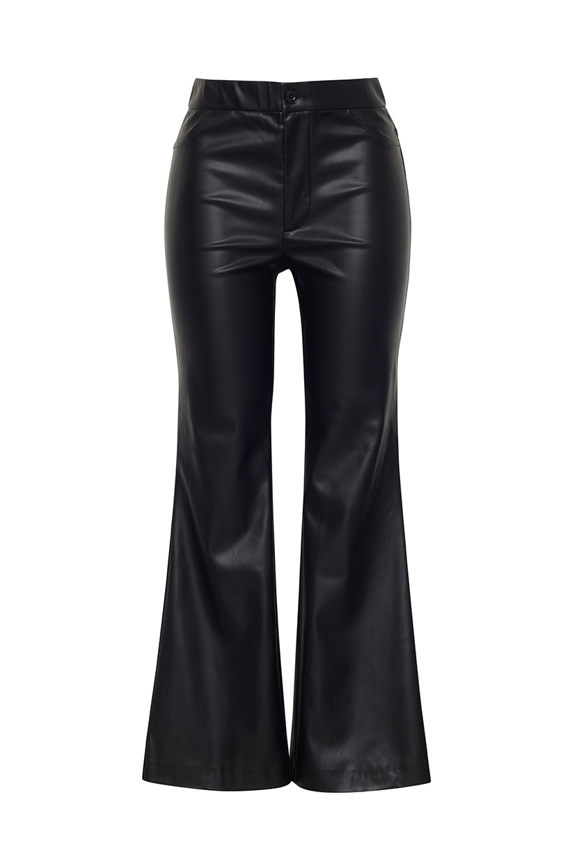 The Dylan Leather Pant | Black