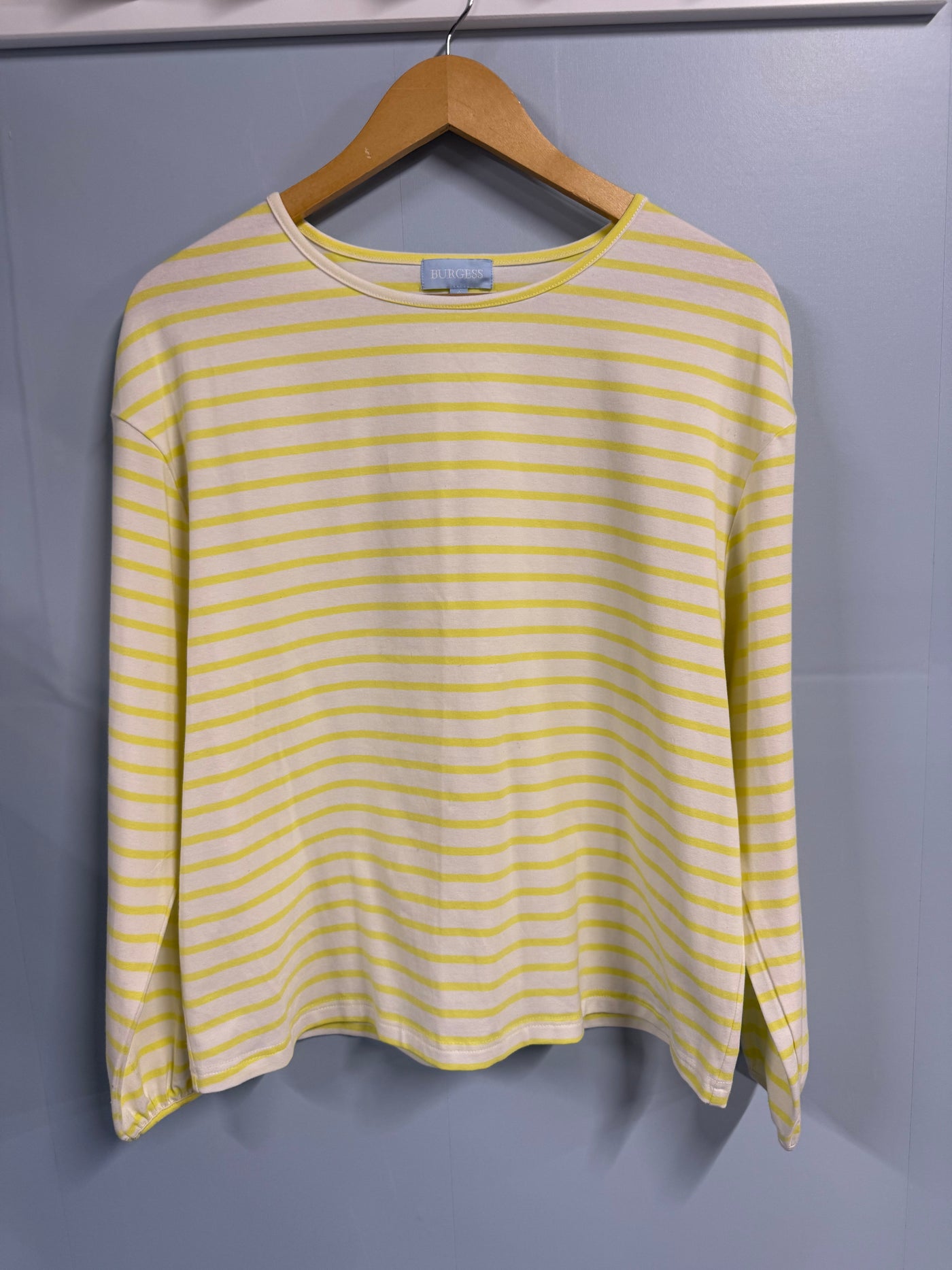 The Emma Crew Neck Tee | White & Sun