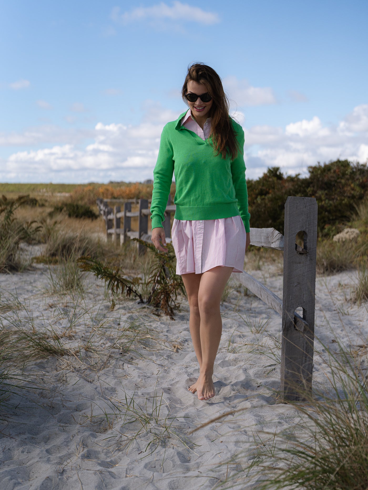 The Sea Island Polo | Green