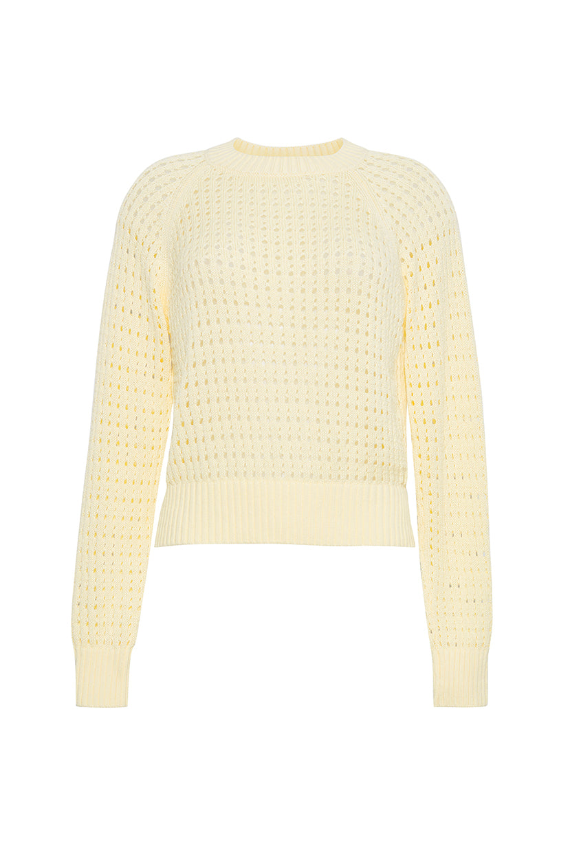 The Ingrid Open Weave Crew | Sun Sample