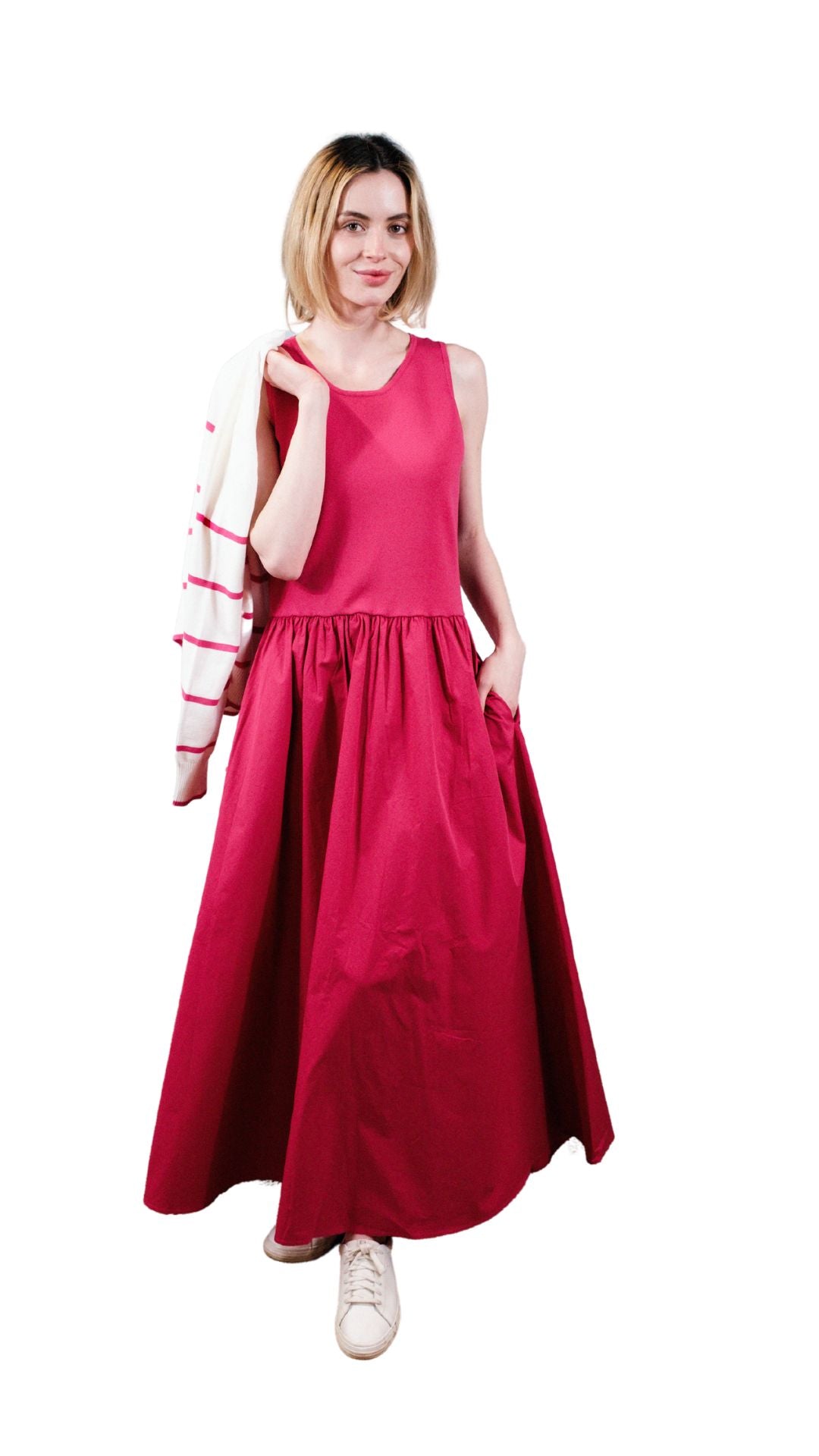 The Gwen Dress | Fuchsia