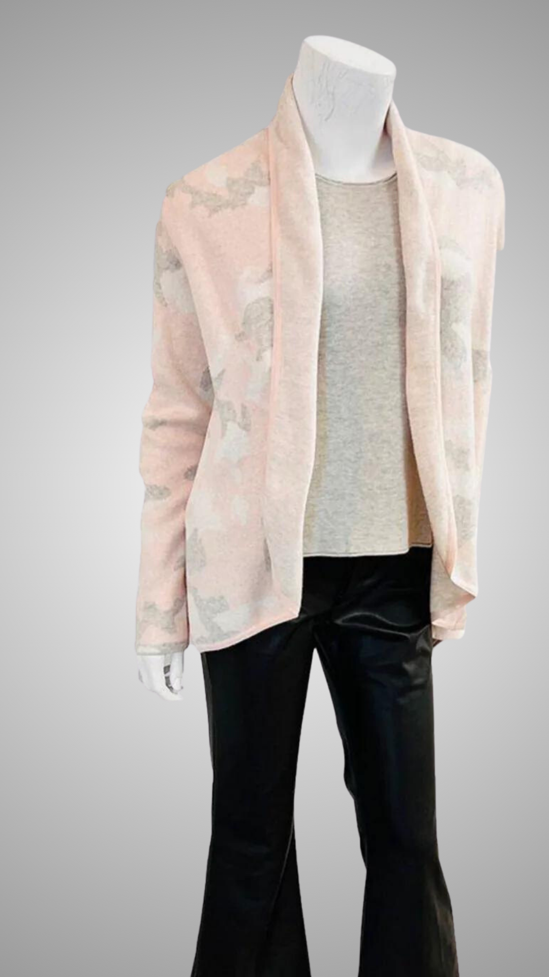 The Camo Leah Jacket | Light Pink Combo