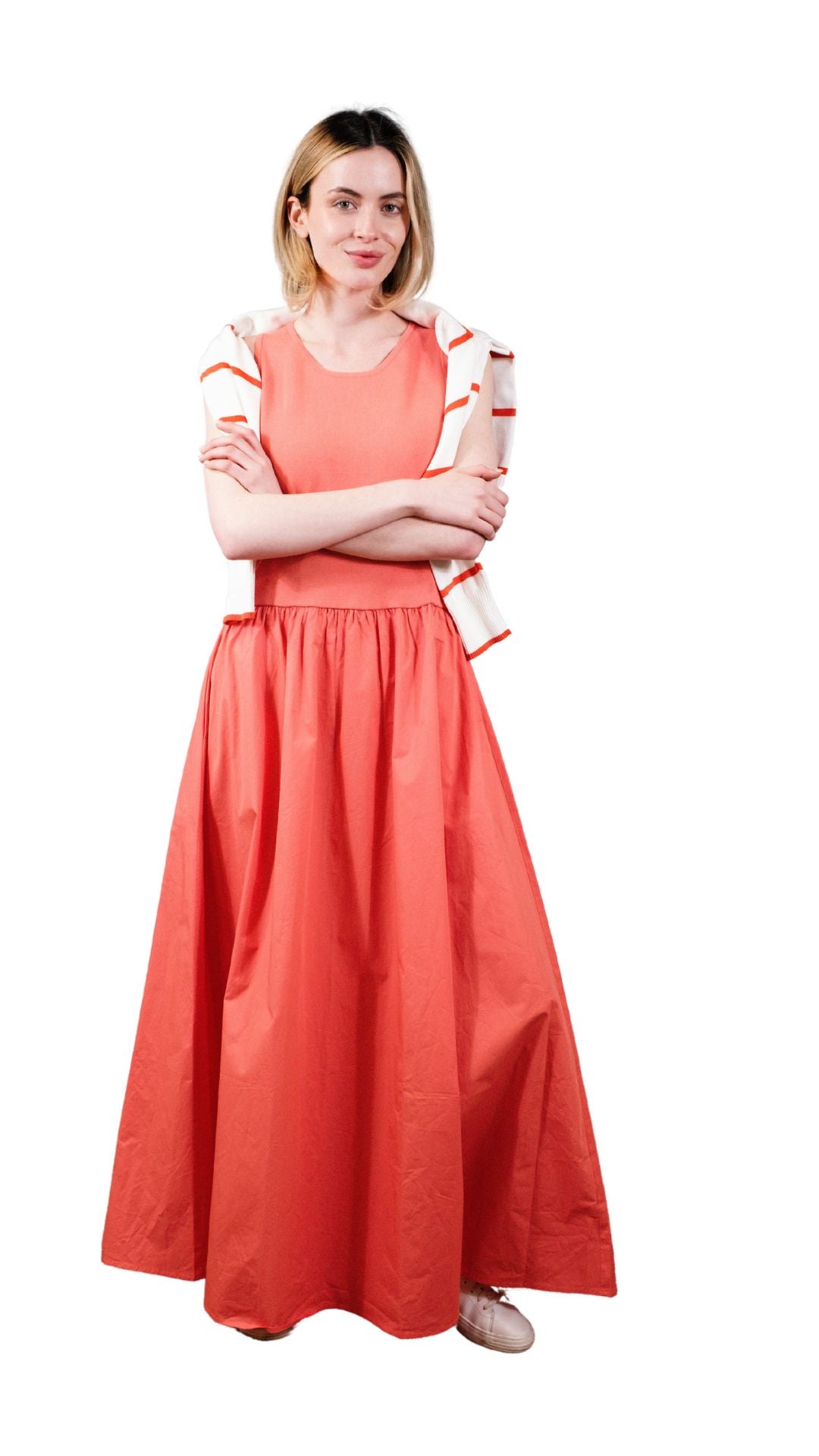 The Gwen Dress | Coral