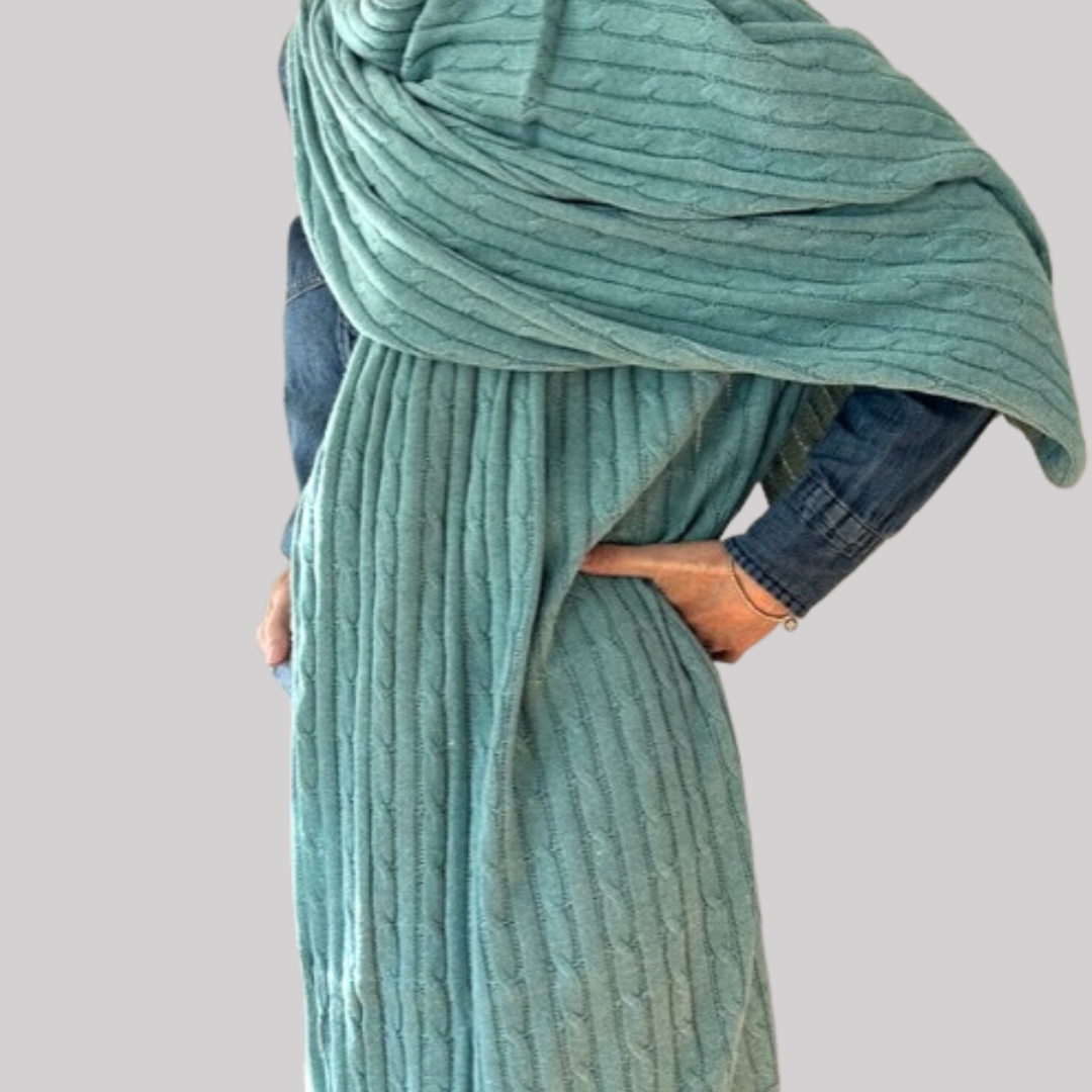 The Cable Wrap | Teal