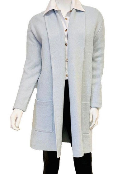 The Travel Coat | Frost Blue