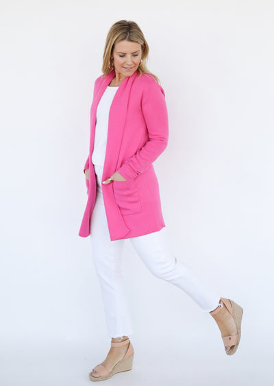 The Travel Coat | Shock Pink | Limited edition